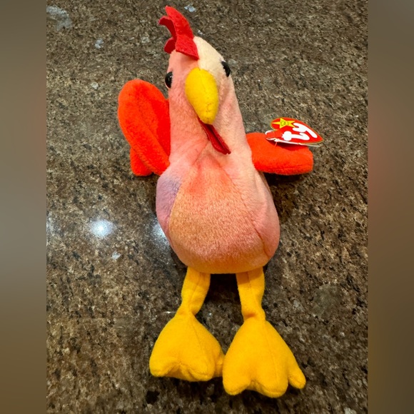 Ty Beanie Baby Strut The Rooster DOB March 8, 1996 - Picture 4 of 5